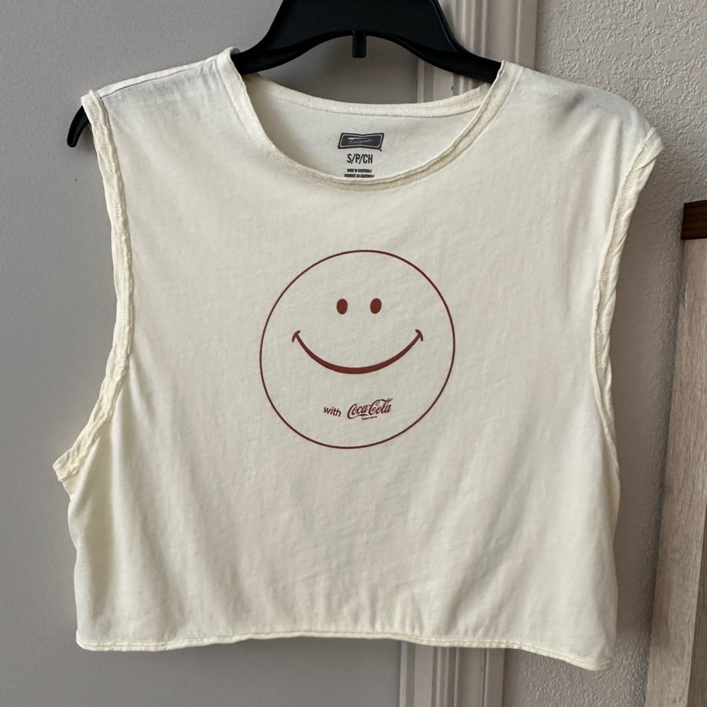 NWOT American Eagle Tailgate Graphic Muscle Tank. Size Small. Color: Yellow